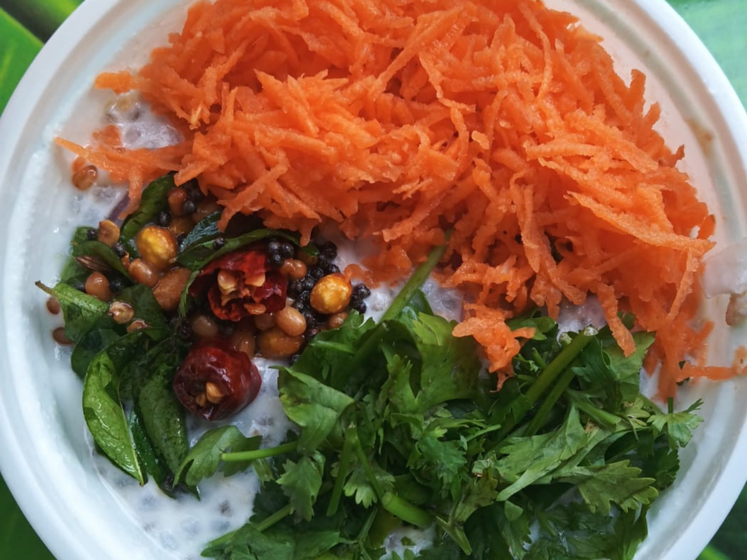 Oats Chia Curd Tadka Bowl